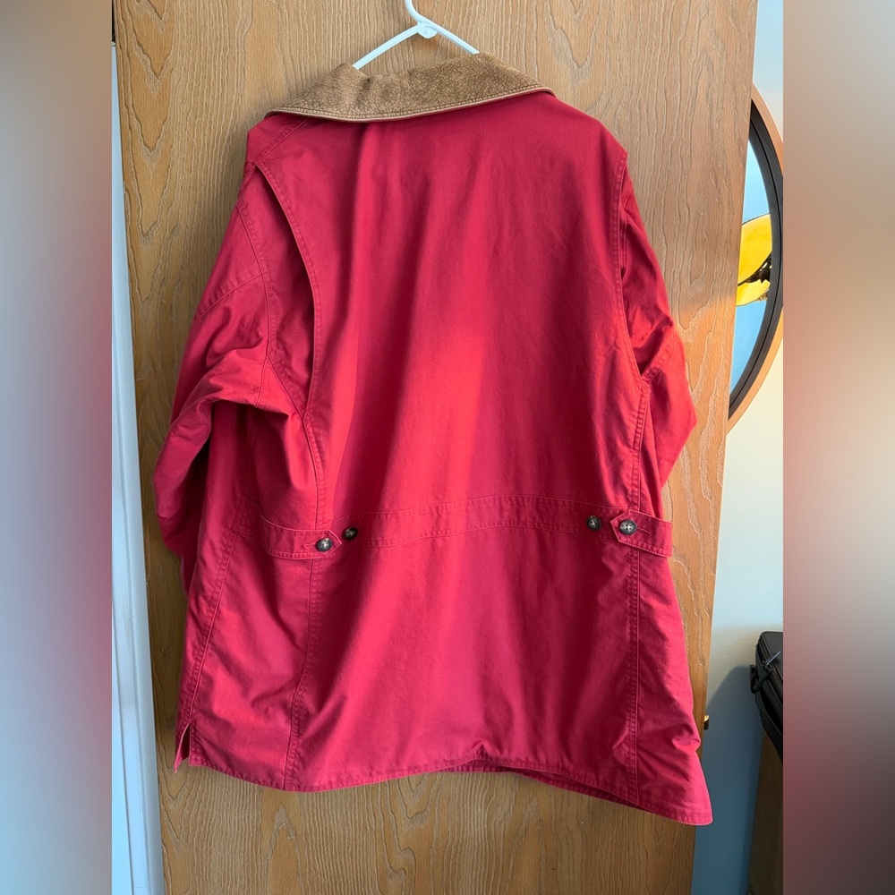 NWT L.L. Bean Red Tropic Weight Adirondack Barn Coat XL - Picture 6 of 8